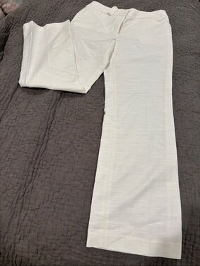 LOFT Wide Leg Pants in White
